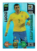 Carta Lucio - Fans Favourite Mundial Suráfrica 2010  Panini