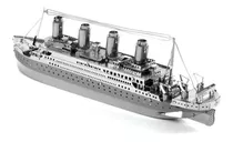 Quebra Cabeça Diy 3d Nano Metálico Metal Navio Rms Titanic