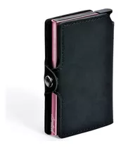 Billetera Limited Wallet Con Protección Rfid - Black & Pink