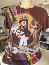 Blusa Religiosa De São Francisco Das Chagas Canindé Ceará