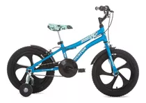 Bicicleta Infantil Aro 16 Houston Com Rodinha Lateral - Azul