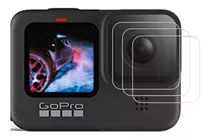 Vidrio Templado Protector De Lente Para Gopro Hero 9 Black