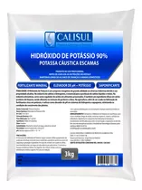 Hidróxido De Potássio 90% - Potassa Cáustica Premium - 3kg