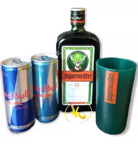 Licor Jagermeister 700ml + Vaso  + 2 Energizantes Regalo!