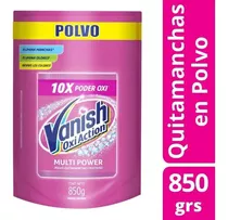 Vanish Quitamanchas En Polvo Rosa Repuesto Doypack X 850g