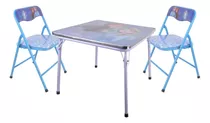 Mesa Plegable C/2 Sillas Mickey, Minnie, Frozen, Spiderman