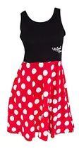 Disfraz De Mujer Disney Adulto Junior Minnie Mouse Polka Dot