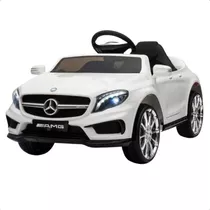 Mini Carro Elétrico Infantil Mercedes 12v Branco C Controle Voltagem Do Carregador 110v/220v