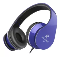 Auriculares Ailihen I60 On-ear Con Microfono Para Laptop Tablet Android Ios Smartphones (blue)
