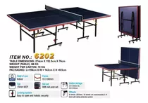 Mesa De Ping Pong Plegable Con Malla 