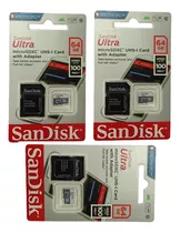 Micro Sd Cartão De Memória 64gb 3 Unidades Promoção