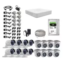 Kit De Vigilancia Hikvision 16 Cámaras Hd 1080p Analógico