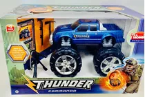 Pick-up Monster Truck Thunder Commando Azul Usual 19 Cm