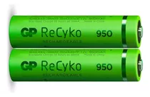 Pilas Baterias Aaa Marca Gp Tecnologia Recyko 950mah Pack 2