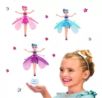 Fadinha Mágica Que Voa Boneca Princesa Voadora Kids Criancas