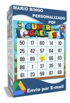 Mario Bros Bingo Personalizado Pdf Envio Por Email 100cartel