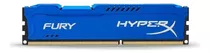 Memoria Ram Fury Ddr3 Gamer Color Azul 8gb 1 Hyperx Hx316c10f/8