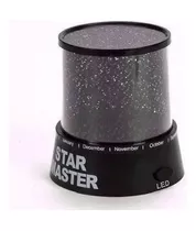 Velador Lampara Infantil Star Master Proyector Estrellas Color De La Estructura Negro Color De La Pantalla Negro