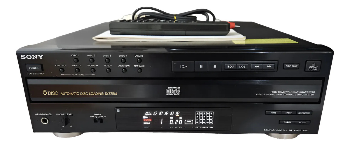 Cd Player Sony Cdp Cx200 Mega Storage Para 200 Cds Jukebox