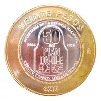  Dos Monedas En Capsula  20 Pesos Nuevas¡¡