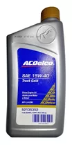 Aceite De Motor Mineral 15w40 Acdelco Original