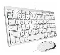 Macally Usb Wired Keyboard And Mouse Combo For Mac And Pc -