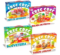 Brinquedo Coleção Crec Crec Infantil Criança  Cozinha Velcro