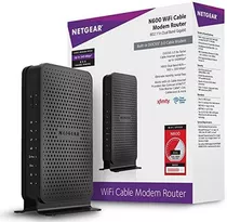 Netgear N600 Wi-fi Docsis 3.0 Cable Modem Router (c3700)
