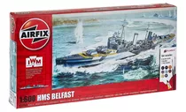 Buque Airfix Hms Belfast 1:600 Battleship 1/600 Armable