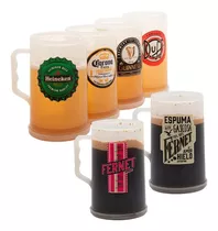 Vaso Chopp Con Gel Refrigerante Frio Cerveza Fernet 1 Litro 