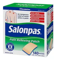 Parches Alivio Del Dolor Salonpas 140 Unidades