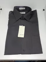 * Camisa Hombre Talla M 15-15 1/2, 32/33 Pc Gris Oscuro