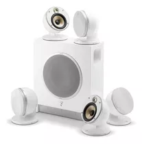Focal 5.1 Dome Flax White High Gloss Home Speaker System 