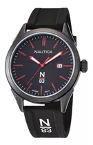 Reloj Nautica Hannay Bay Modelo: Naphbf118 Color Del Fondo Negro Color De La Correa Negro