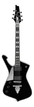 Guitarra Eléctrica Para Zurdo Ibanez Ps Series Ps120 De Arce/okoume Black Con Diapasón De Ébano