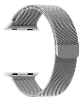 Pulseira Metal Milanesa Aço Inox Para Apple Watch 38/40/41mm