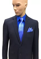 Traje Semi Entallado Azul Marino