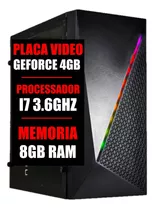 Pc Gamer Cpu Intel Core I7 3.6ghz / Placa Video Geforce 4gb