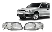 Juego Faros Frontal Vw Gol Country G4 2006 2007 2008 Crom