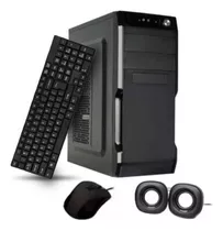 Kit Gabinete Con Fuente 600w, Parlante, Teclado, Y Mouse.