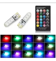 Par Luces Led Cola De Pescado Rgb T10 Multicolor Con Control