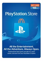 Psn Playstation Ps4 Store 60 Usd Codigo Digital Para Juegos