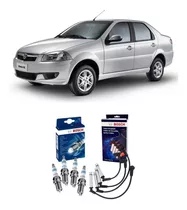 Kit Jogo De Vela Cabos Fiat Siena 1.4 8v Fire Flex 2008