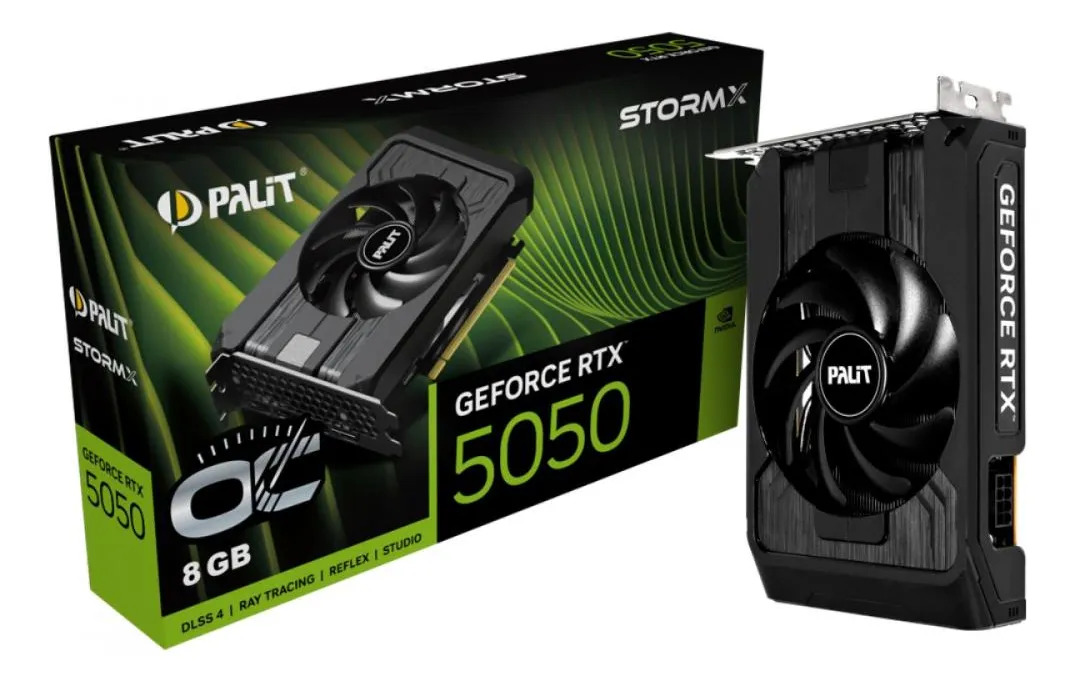 Placa De Video Palit Geforce Gtx 1050 Ti Stormx 4gb Gddr5