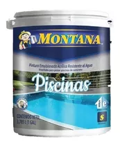 Pintura Para Piscina Emulsionada Montana Color Azul Galon