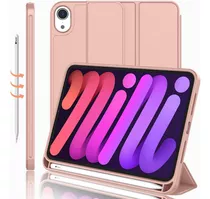 Funda Smart Case Para iPad Mini 6° Gen De 8.3¨ Porta Pencil