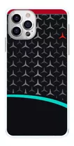 Capa De Celular Padrão Mercedes Carro F1 Preto Capinha