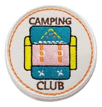 Patch Bordado Aplique Termocolante Camping Club