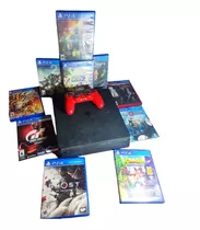 Ps4 Slim De 1tb (incluye 10 Juegos Formato Disco) Y Un Mando