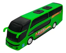 Onibus Carro De Brinquedo Grande Busão 45cm Infantil Verde